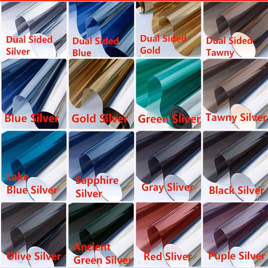 Односторонняя зеркальная светоотражающая пленка для домашнего окна, конфиденциальная стеклянная пленка с солнечным оттенком, наклейка