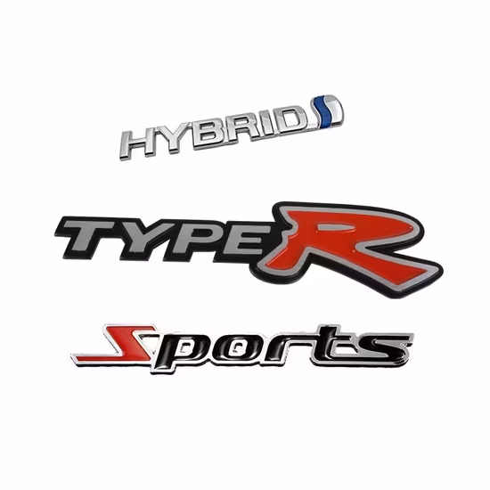 Эмблема на капоте автомобиля с литой гайкой и гайкой на заказ